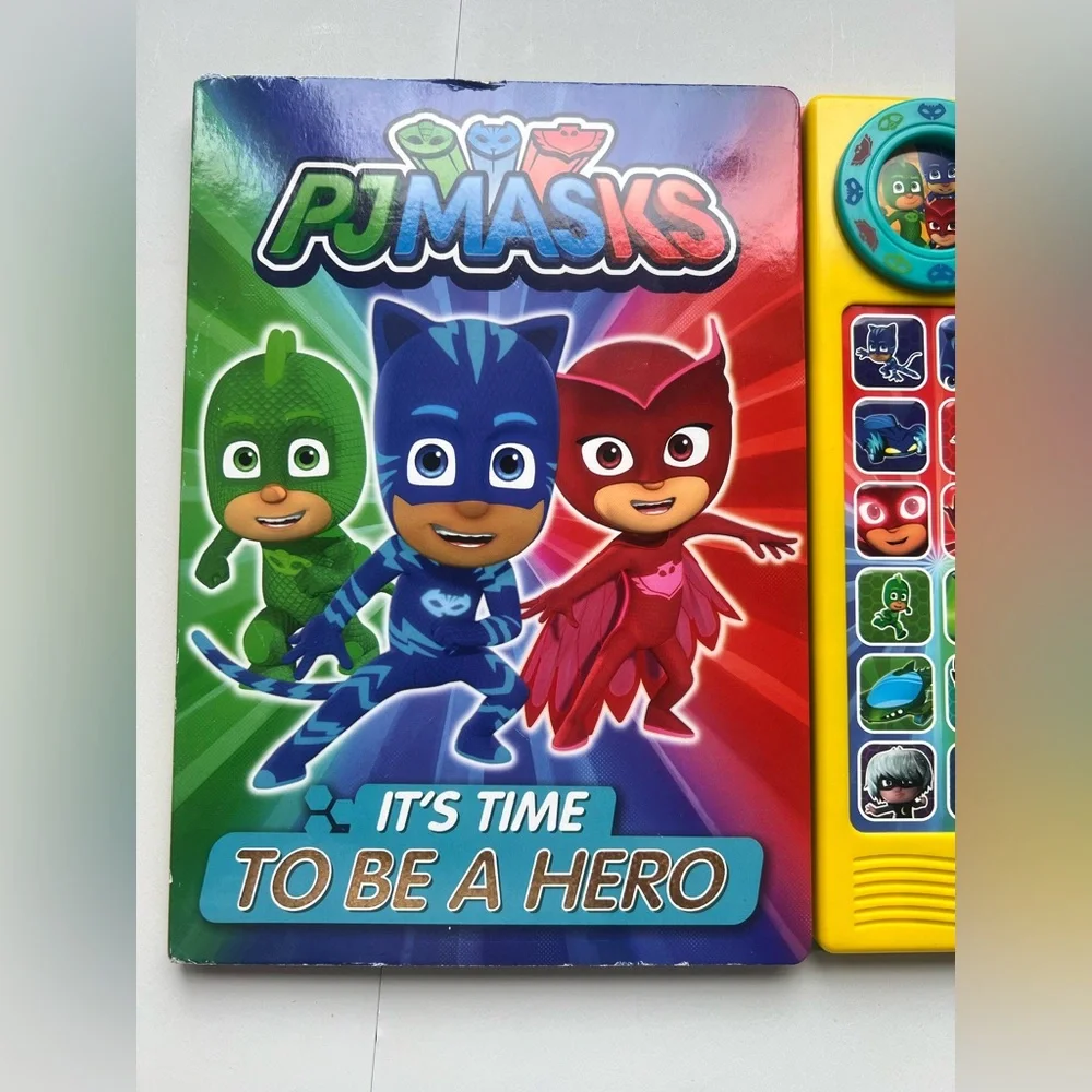 PJ Masks - It's Time To Be A Hero Custom Frame Sound Board Book - by Phoenix